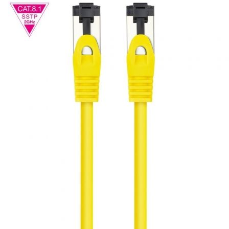 Nanocable Cable de red Cat8.1 SSTP AWG26 2 m Amarillo